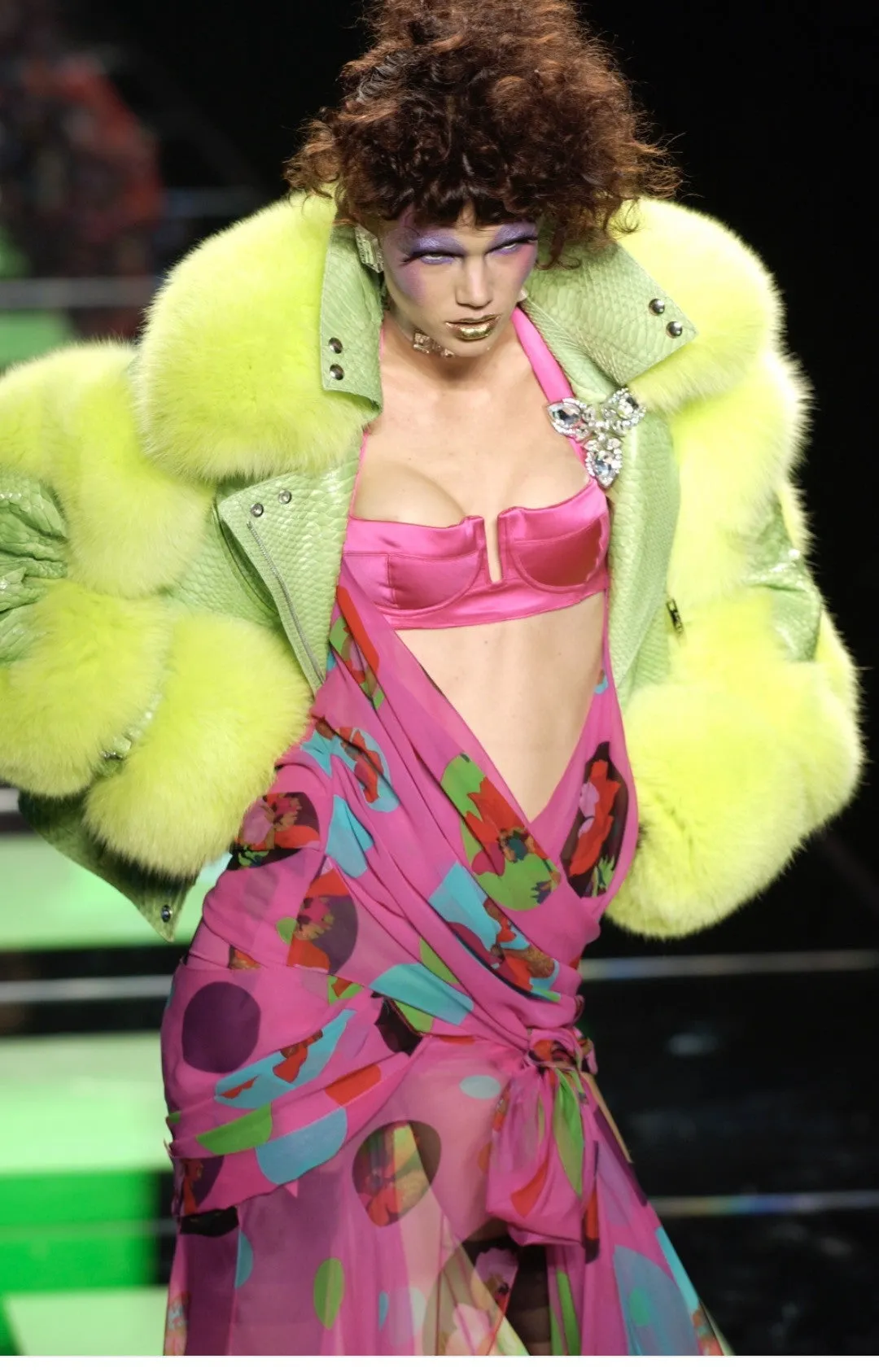 Spring 2004 Runway Pink John Galliano for Dior Dress