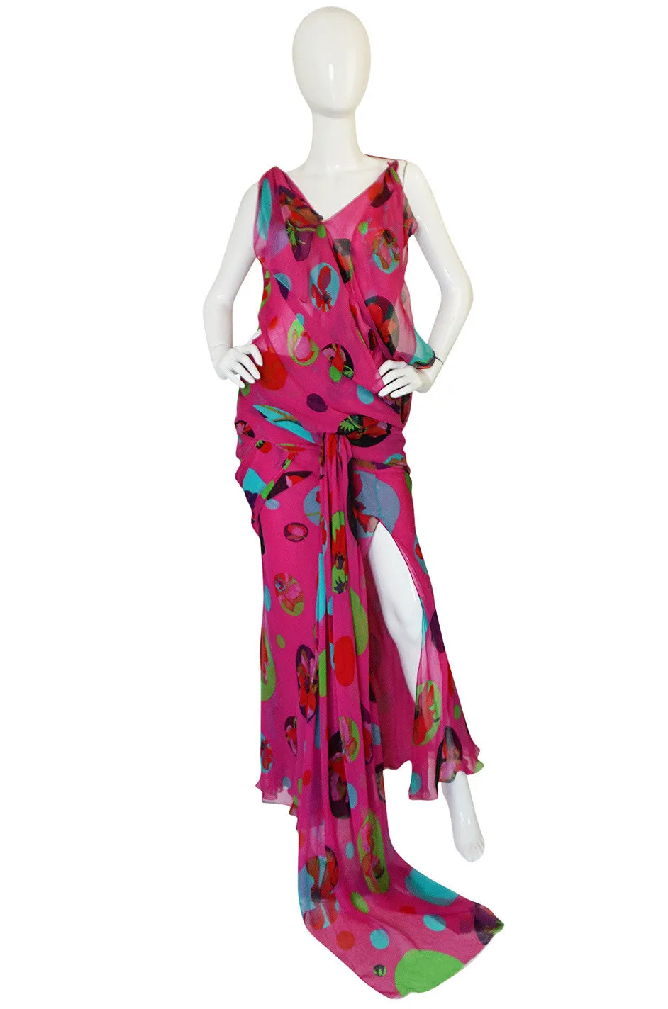 Spring 2004 Runway Pink John Galliano for Dior Dress