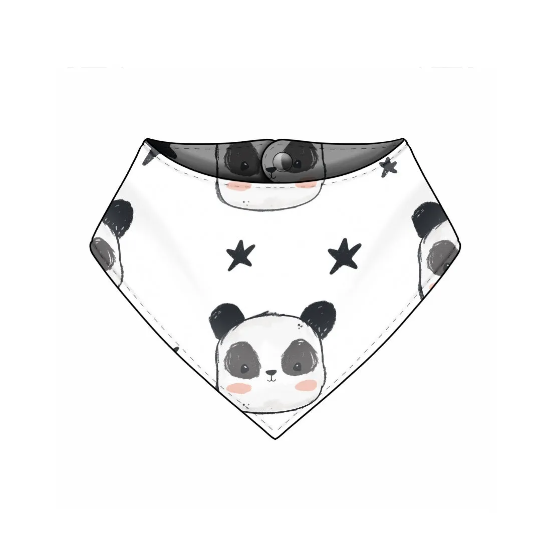 Spring print Dribble Bib - Bamboo Lined SALE