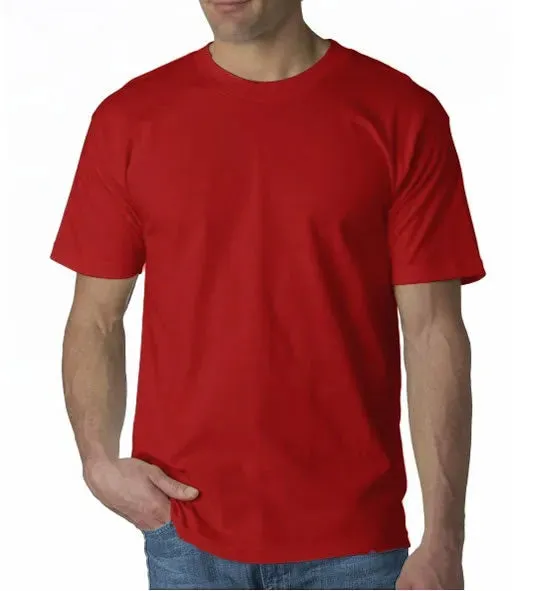 Standard Colored Heavyweight 100% Cotton T-Shirt - Big Sizes