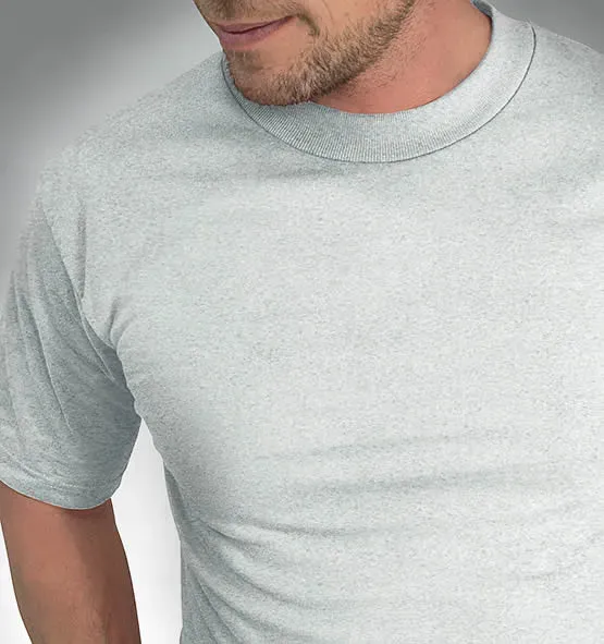 Standard Colored Heavyweight 100% Cotton T-Shirt - Big Sizes