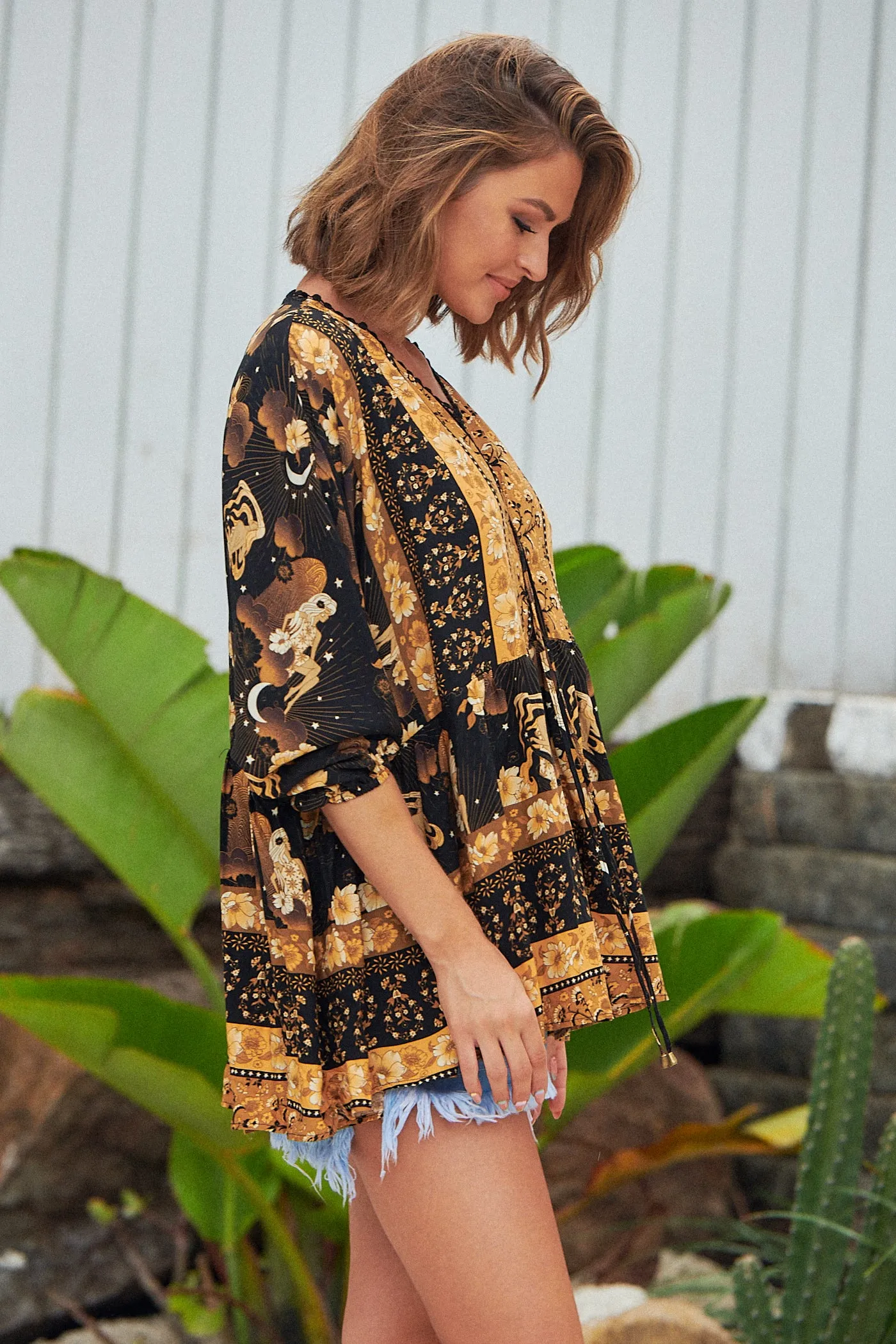 Starry Print Chloe Top