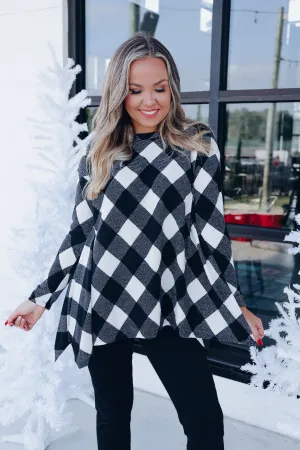 Stella Buffalo Plaid Swing Tunic - Ivory