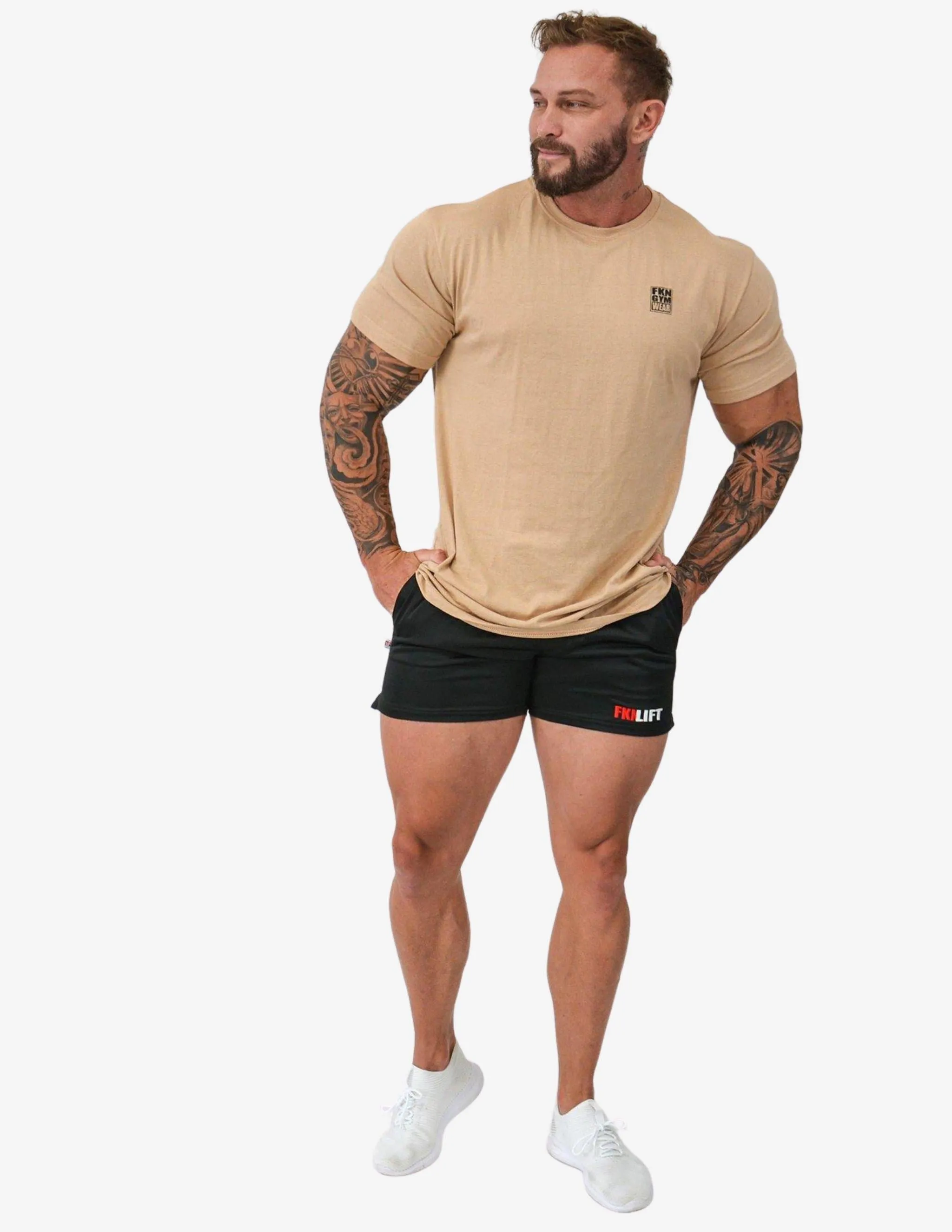 Stone | Men's Gym T-Shirt | Black