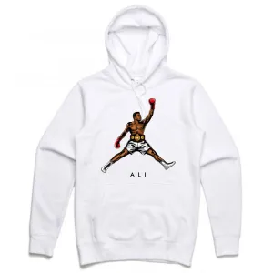 Streetwear on Demand ALI JMPMN HOODIE WHITE