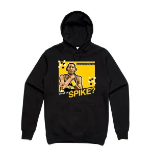 Streetwear on Demand SPIKE 8 BIT HOODIE BLACK