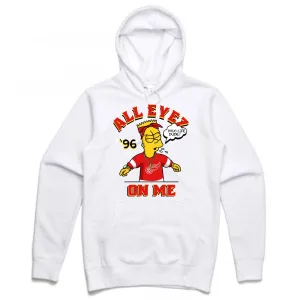 Streetwear on Demand THUG BART BOOTLEG HOODIE WHITE