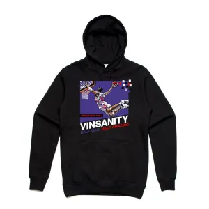 Streetwear on Demand VINSANITY 8 BIT HOODIE BLACK