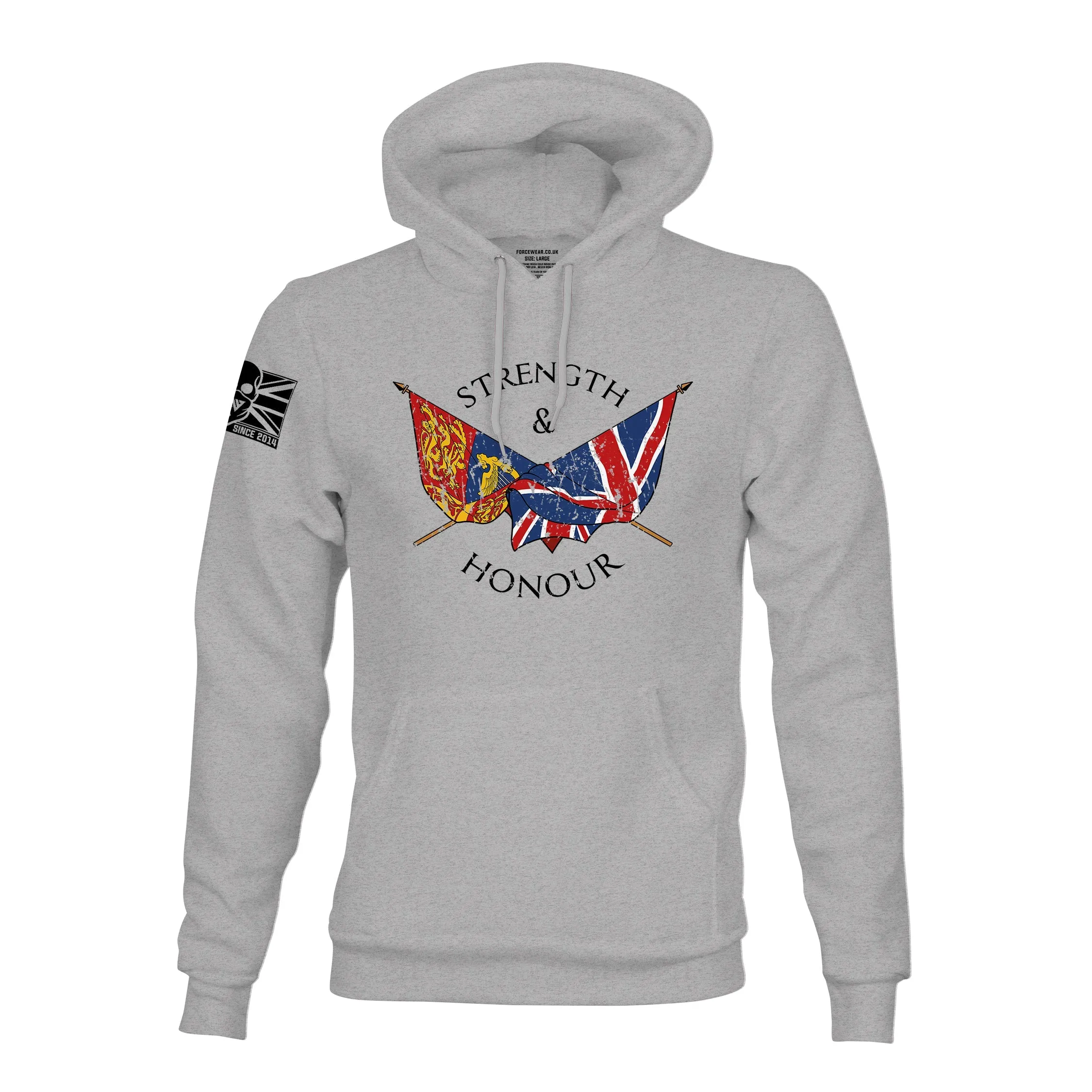 STRENGTH AND HONOUR FLAGS HOODIE