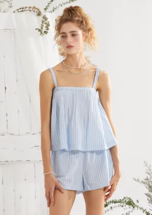 Stripe Ruffle 2P Set