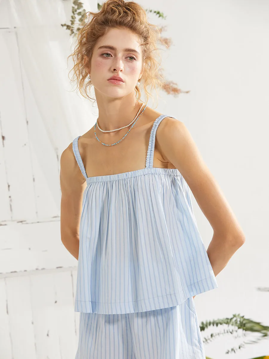 Stripe Ruffle 2P Set