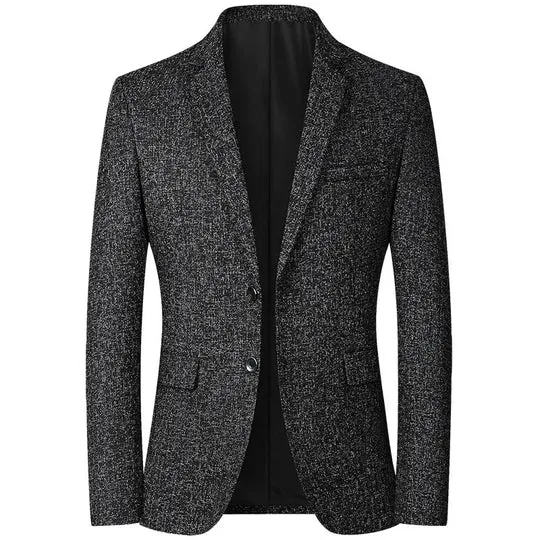 Stylish leopard print casual blazer