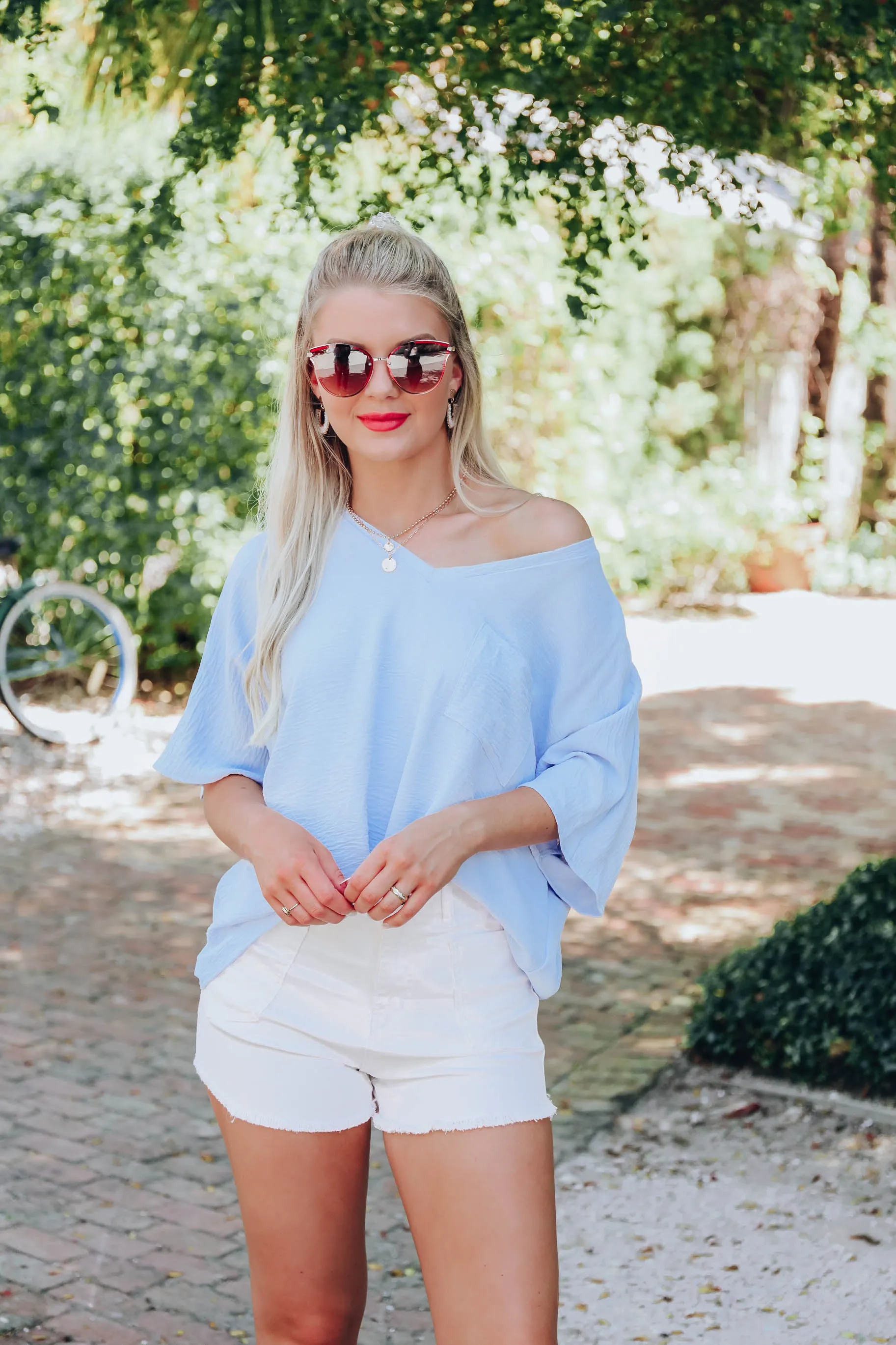 Summer Breaking Top - Periwinkle
