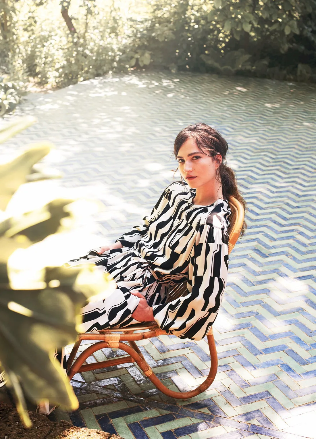 Summum Graphic Print Dress