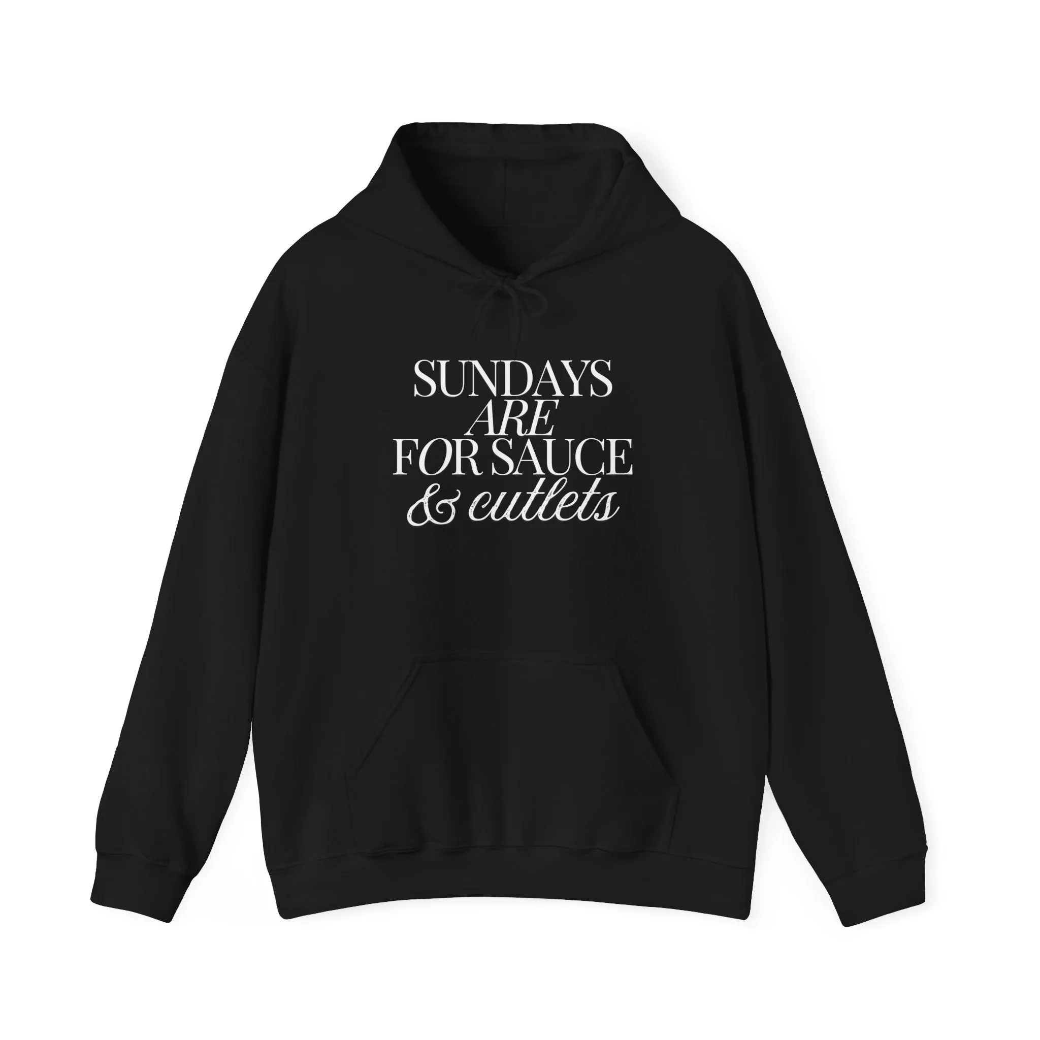Sundays Are For Sauce   Cutlets Hoodie