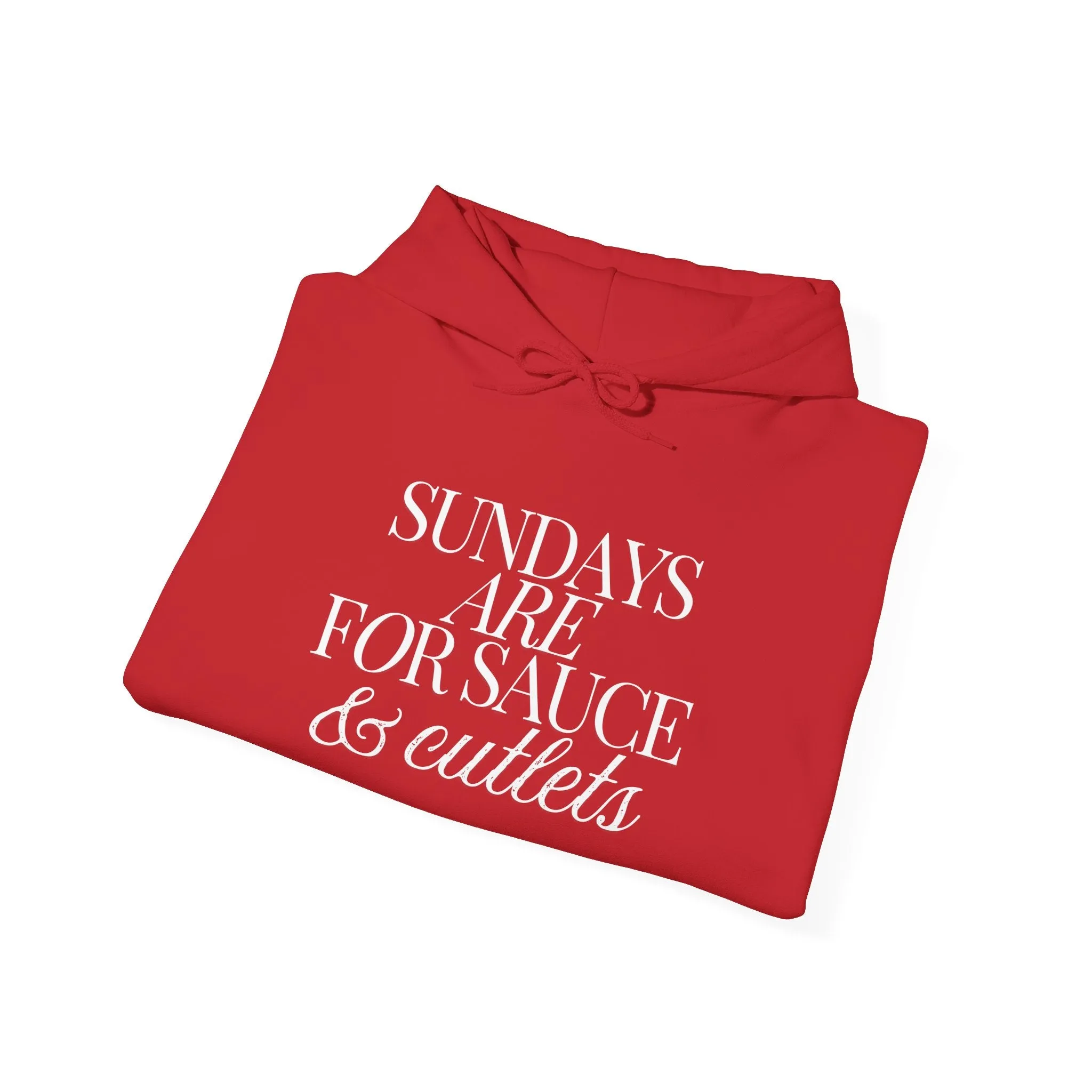 Sundays Are For Sauce   Cutlets Hoodie