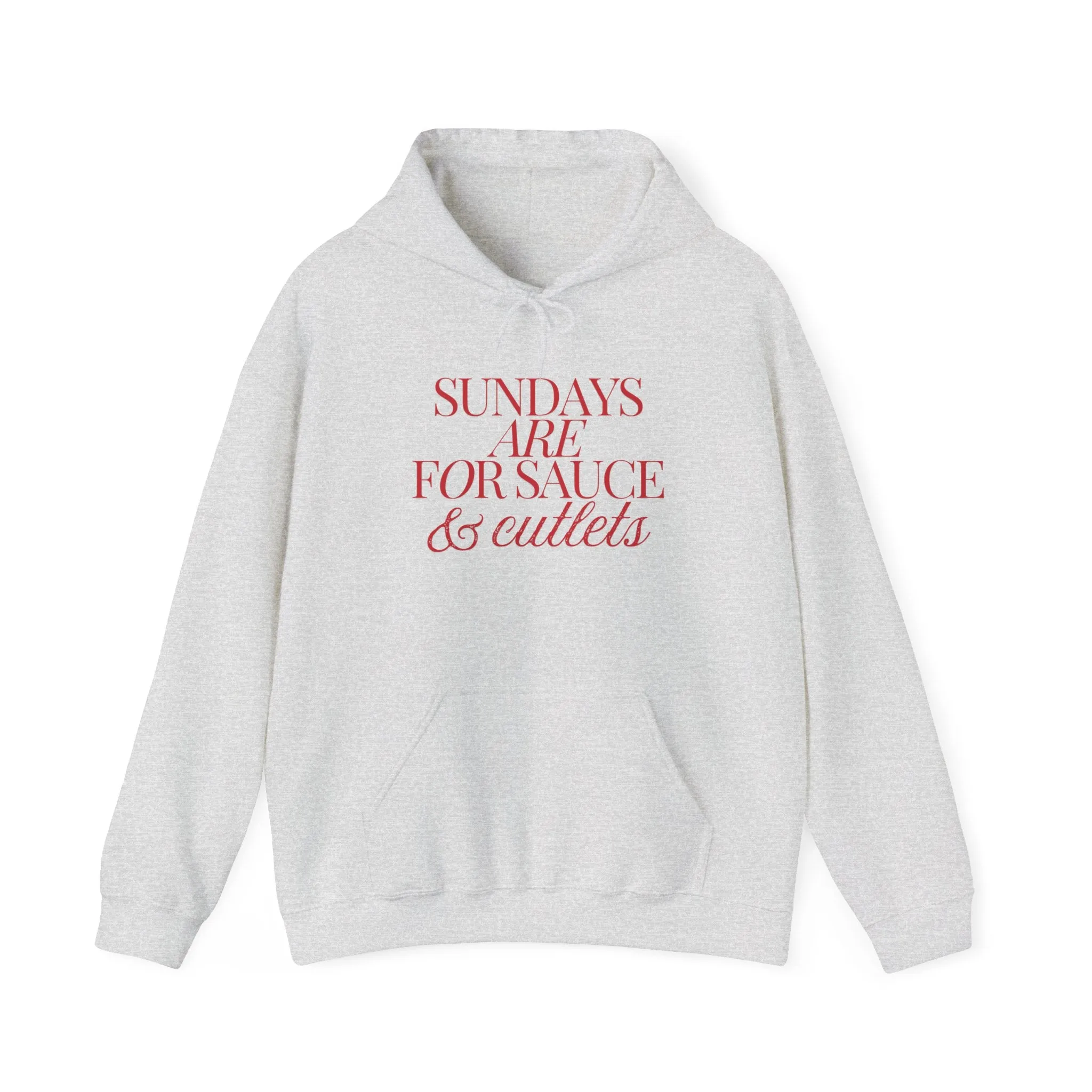 Sundays Are For Sauce   Cutlets Hoodie