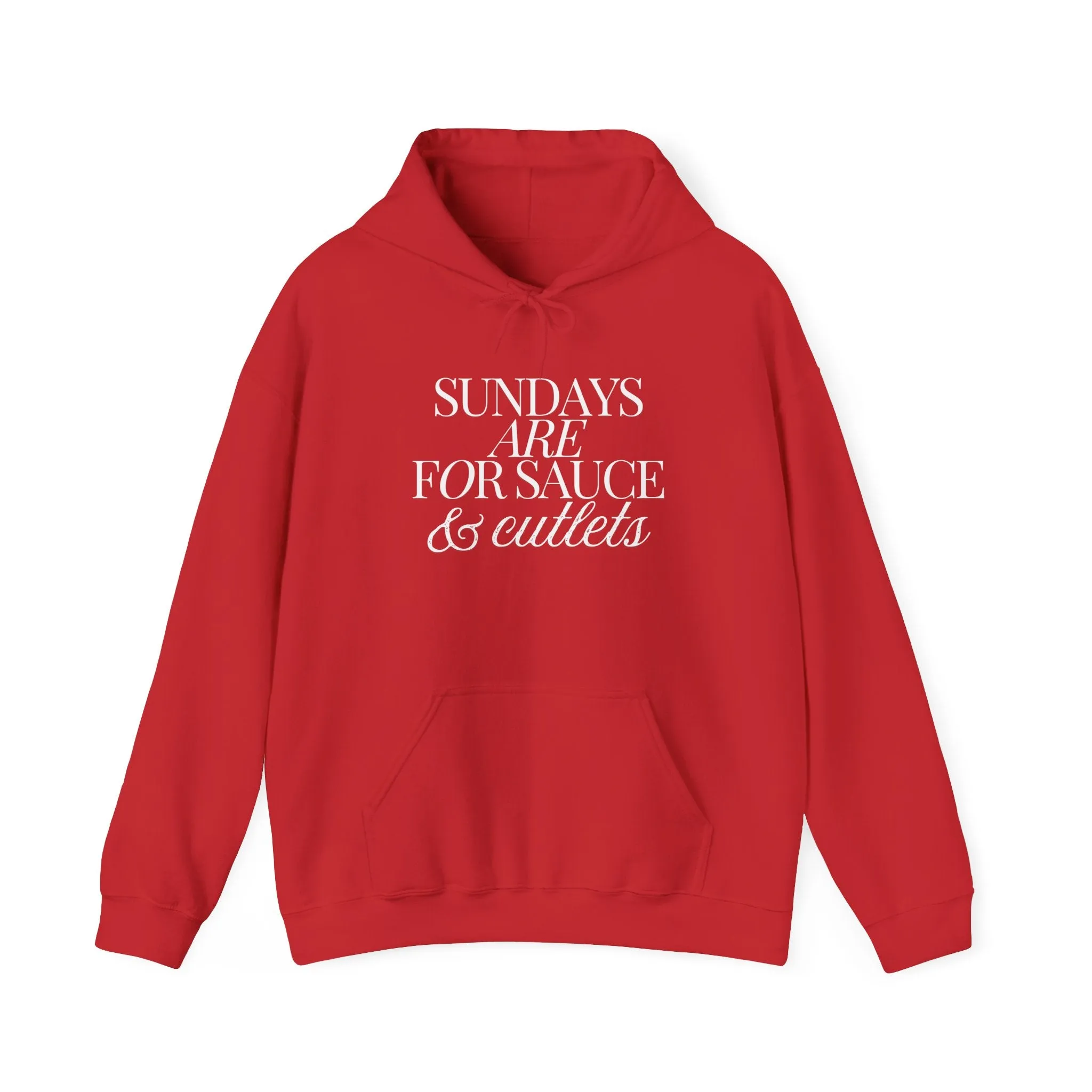 Sundays Are For Sauce   Cutlets Hoodie