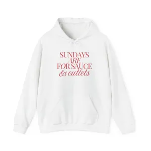 Sundays Are For Sauce   Cutlets Hoodie