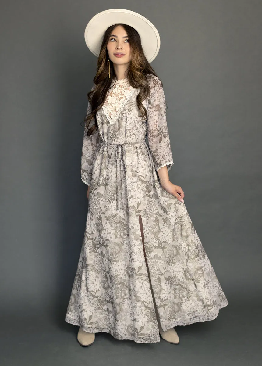 Sunni Dress in Neutral Hydrangea
