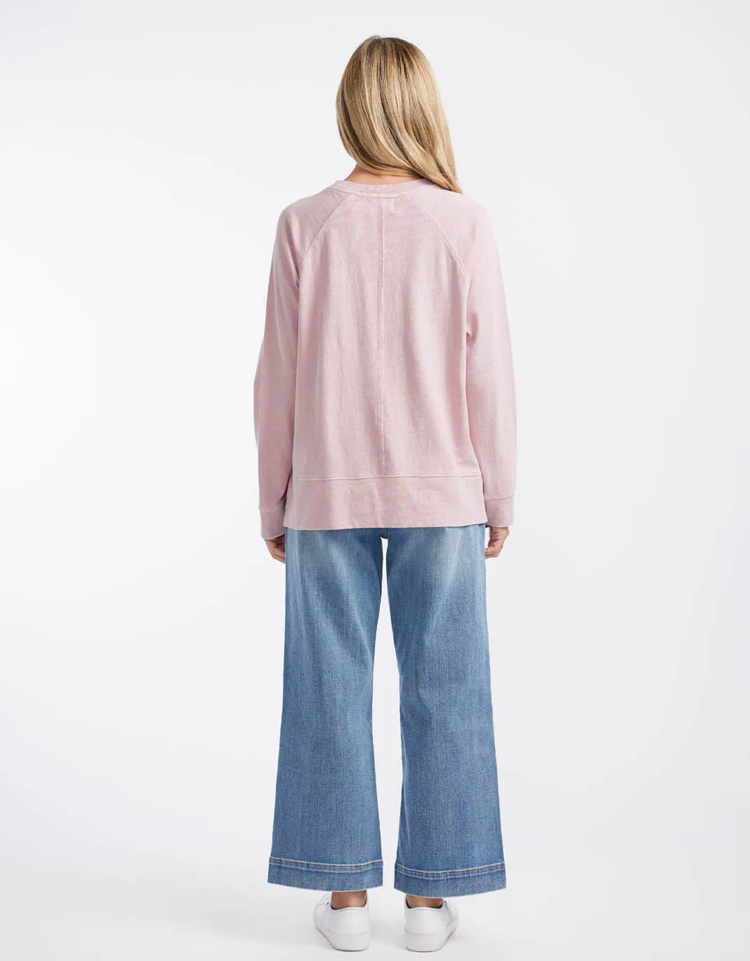 Sunset Throw On Top - Dusty Pink
