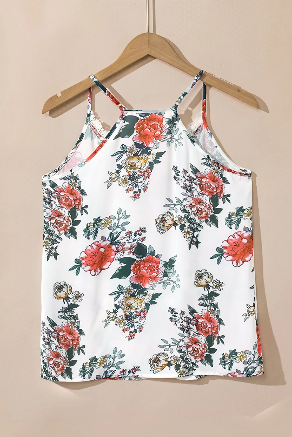 Sweetheart in Bloom Lace V-Neck Tank