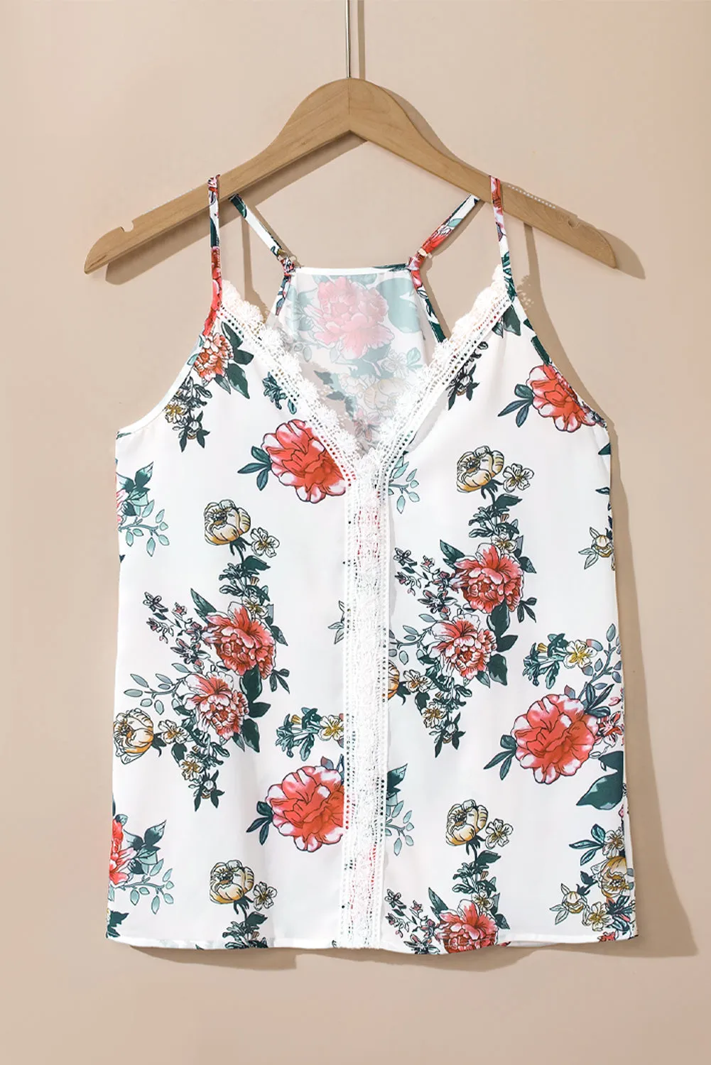 Sweetheart in Bloom Lace V-Neck Tank