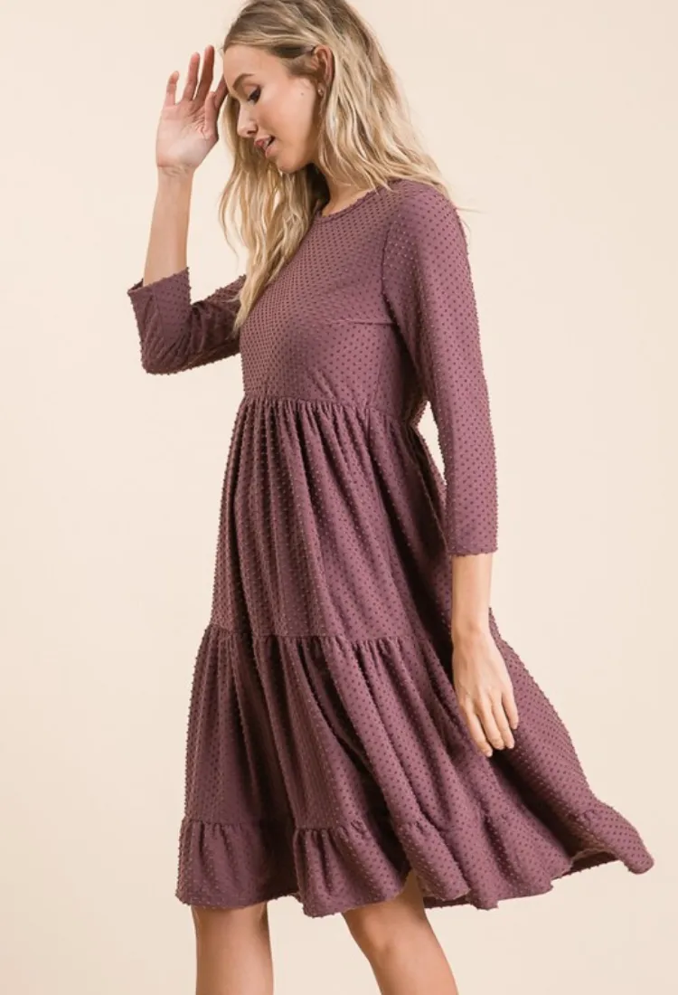 Swiss Dot Dress in 4 colors