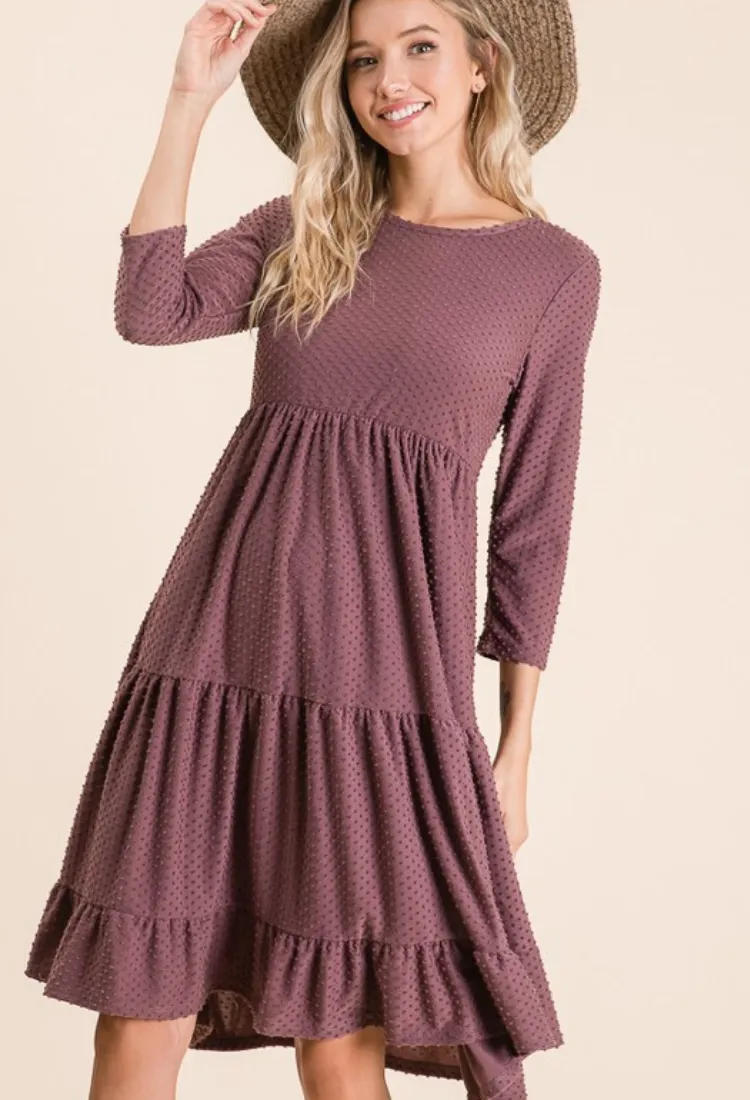 Swiss Dot Dress in 4 colors