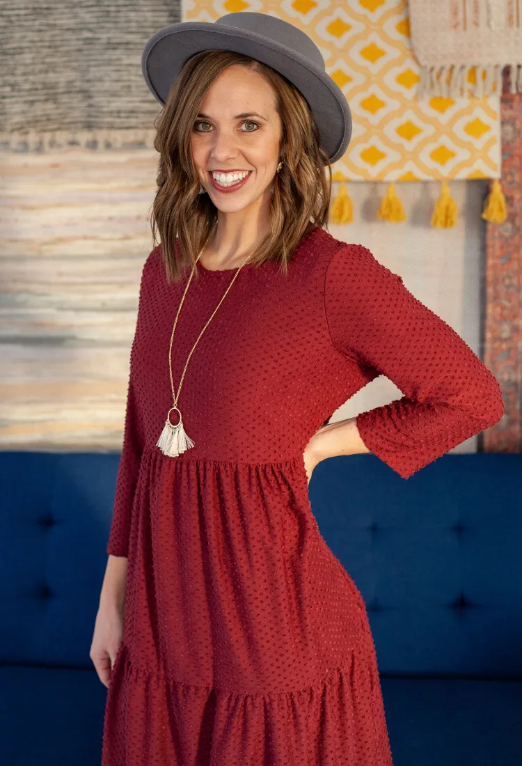Swiss Dot Dress in 4 colors