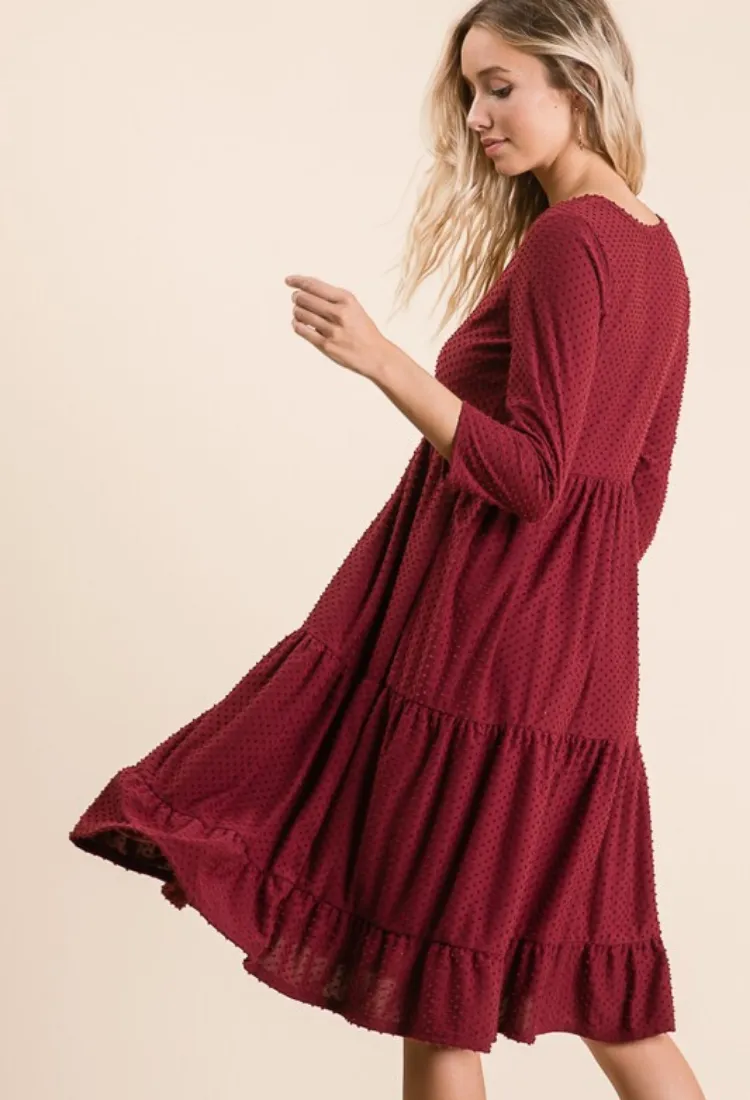 Swiss Dot Dress in 4 colors