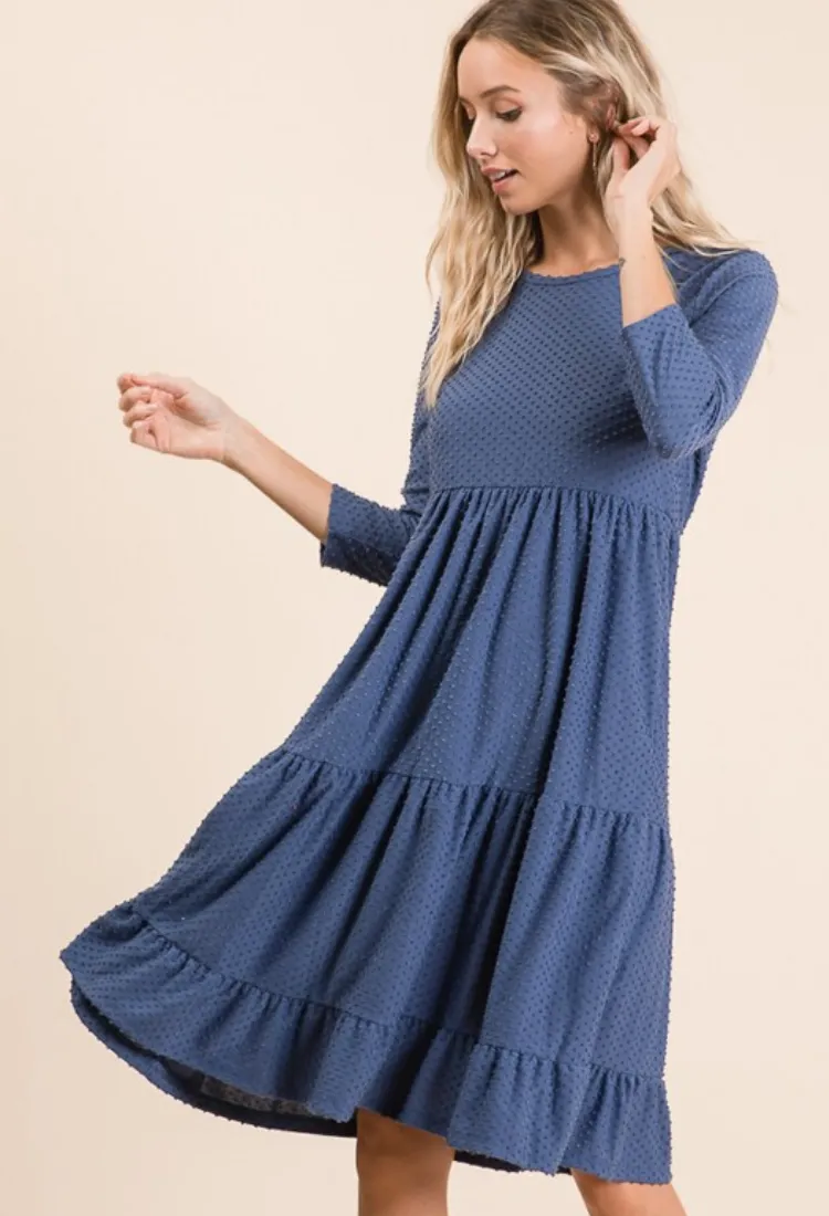 Swiss Dot Dress in 4 colors