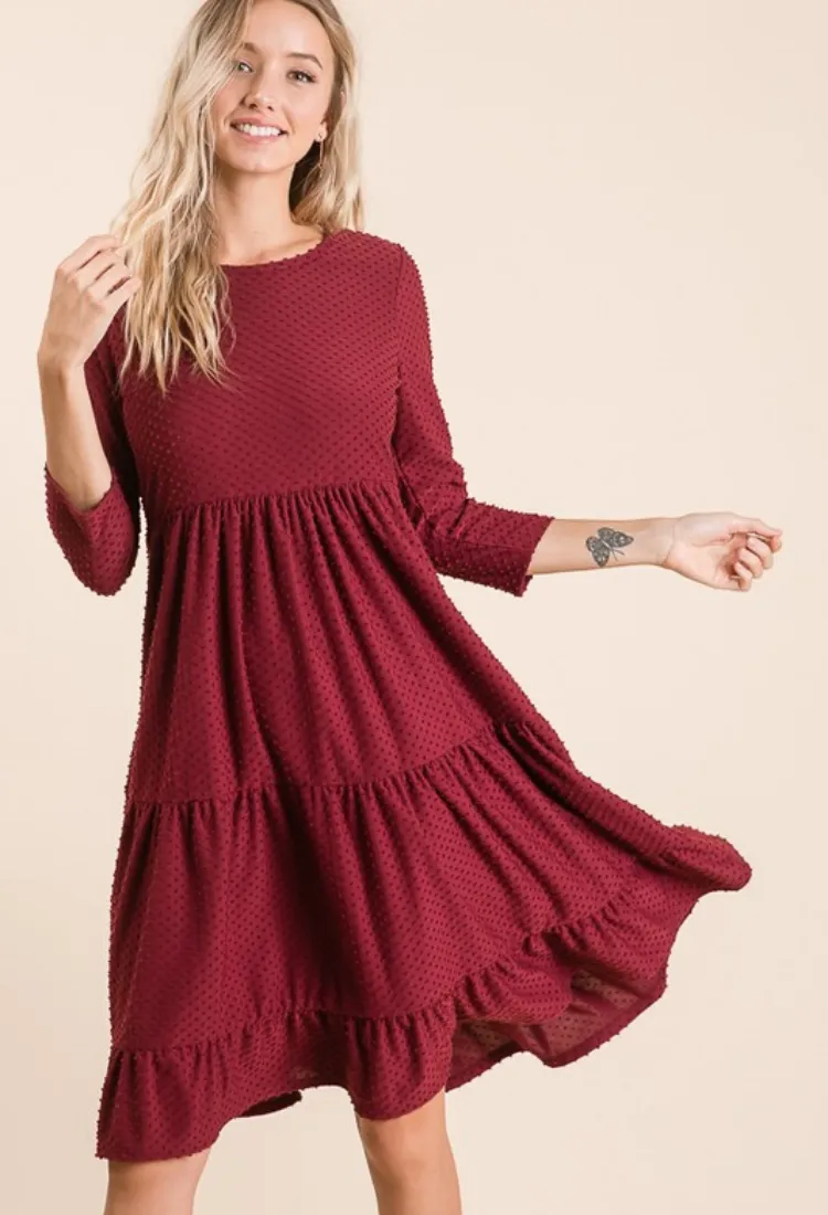 Swiss Dot Dress in 4 colors