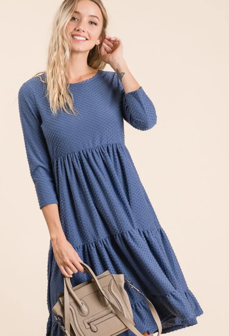 Swiss Dot Dress in 4 colors