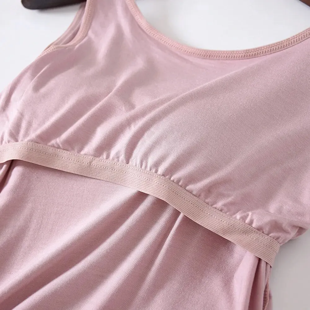 Tank Top with Built In Bra Plus size available