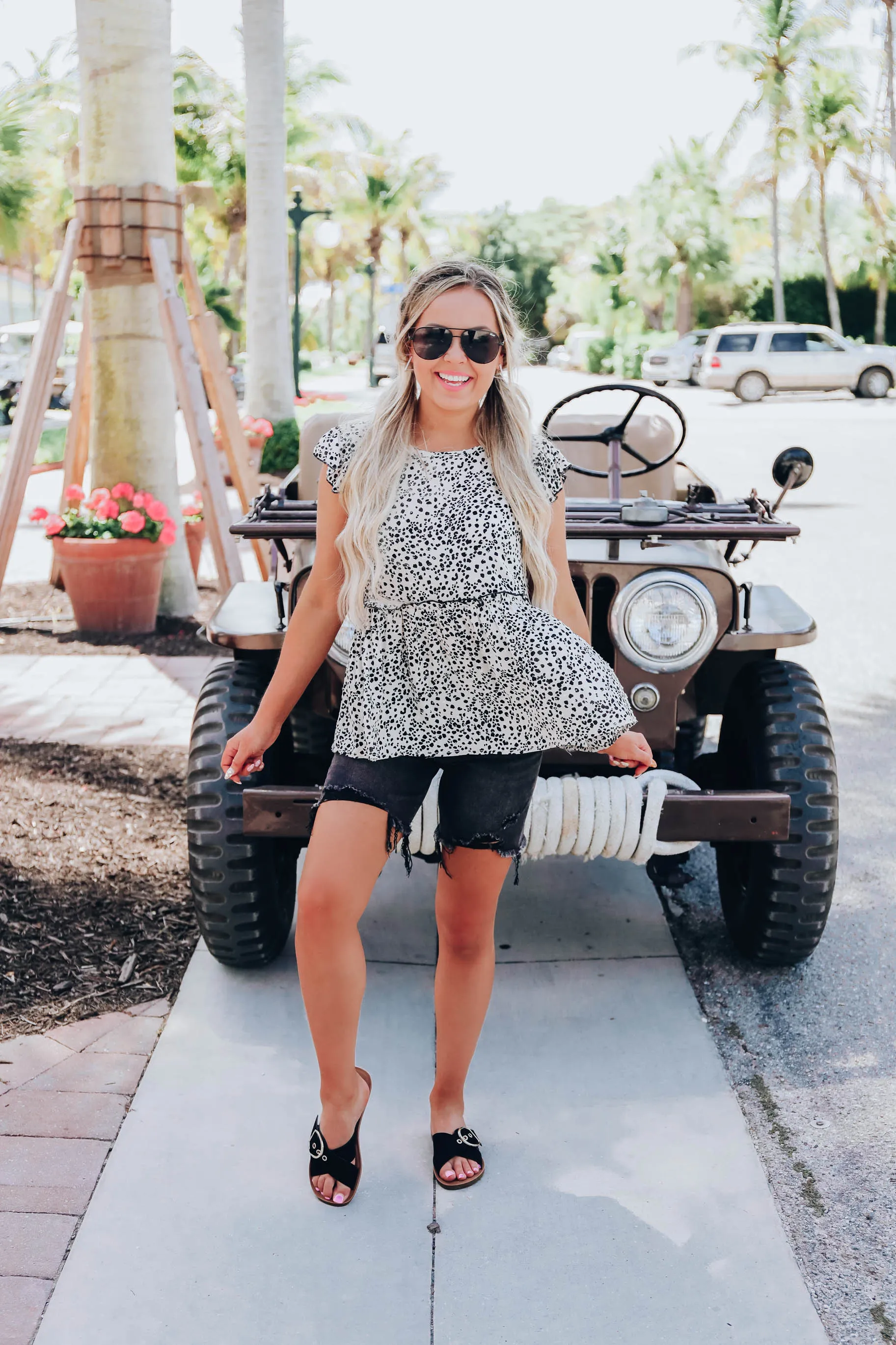 Tara Ruffle Sleeve Blouse