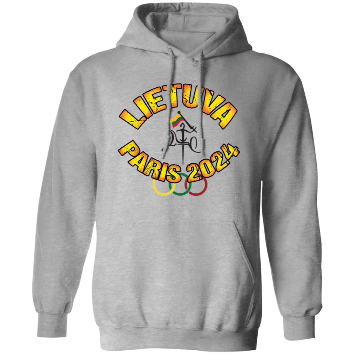 Team Lietuva 2024 Vytis - Men/Women Unisex Comfort Pullover Hoodie
