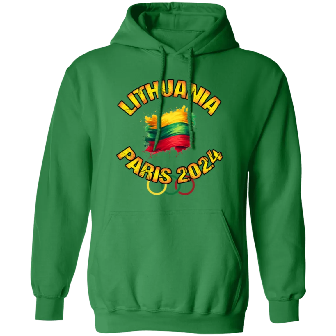 Team Lithuania 2024 Olympics - Men/Women Unisex Comfort Pullover Hoodie