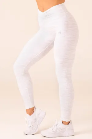 Tempo Leggings | Snow Grey Marl