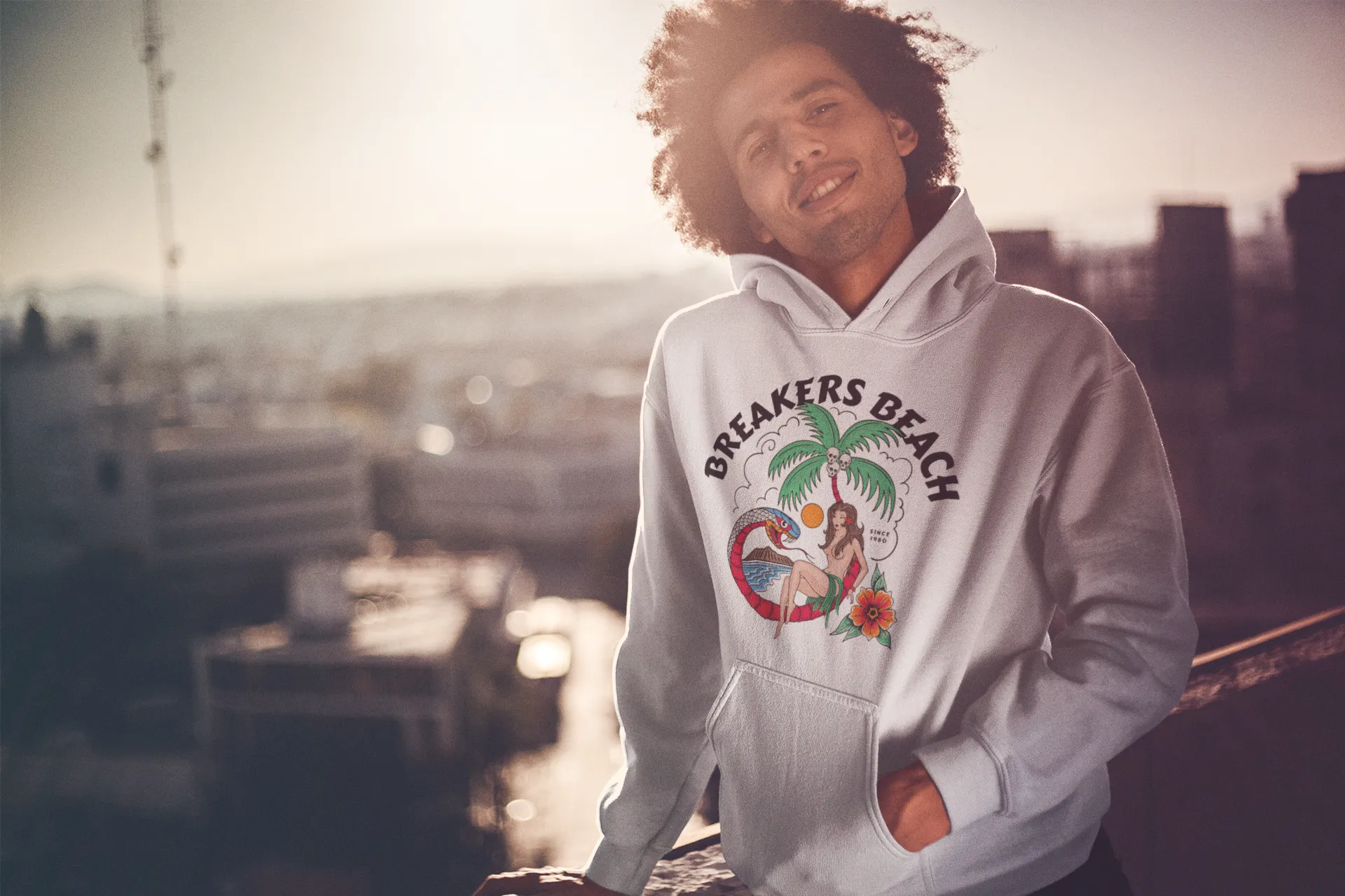 Temptation Island (Dark Print) Unisex Ecosmart Hooded Sweatshirt