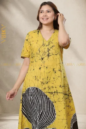Thalasia Batik Dress | Kaftan, Bohemian Dress, Floral Dress, Boho Maxi Dress