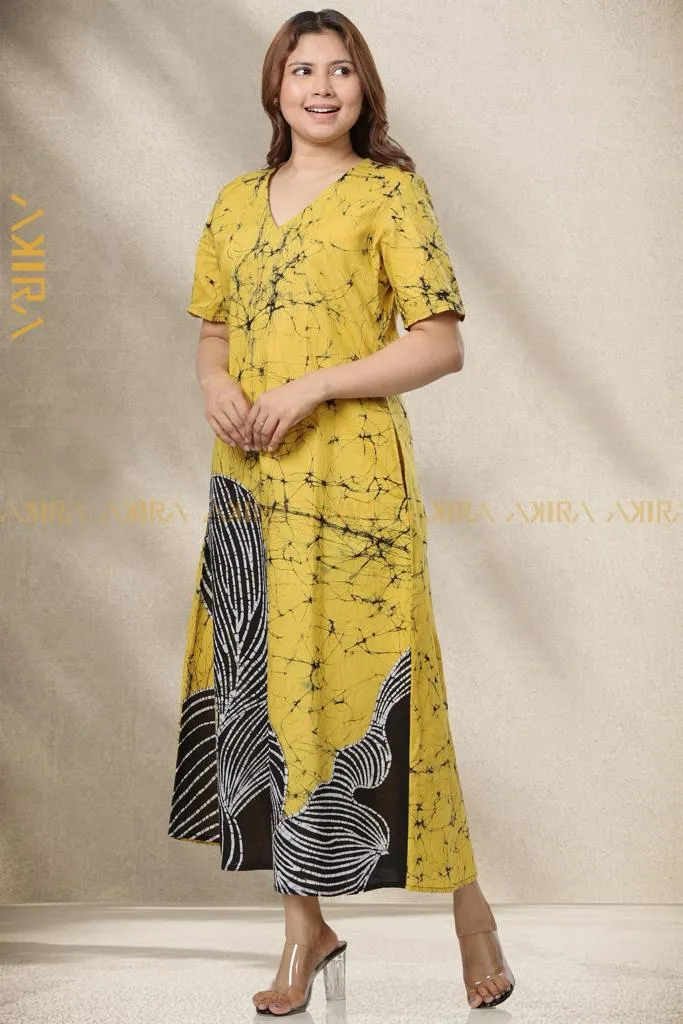 Thalasia Batik Dress | Kaftan, Bohemian Dress, Floral Dress, Boho Maxi Dress