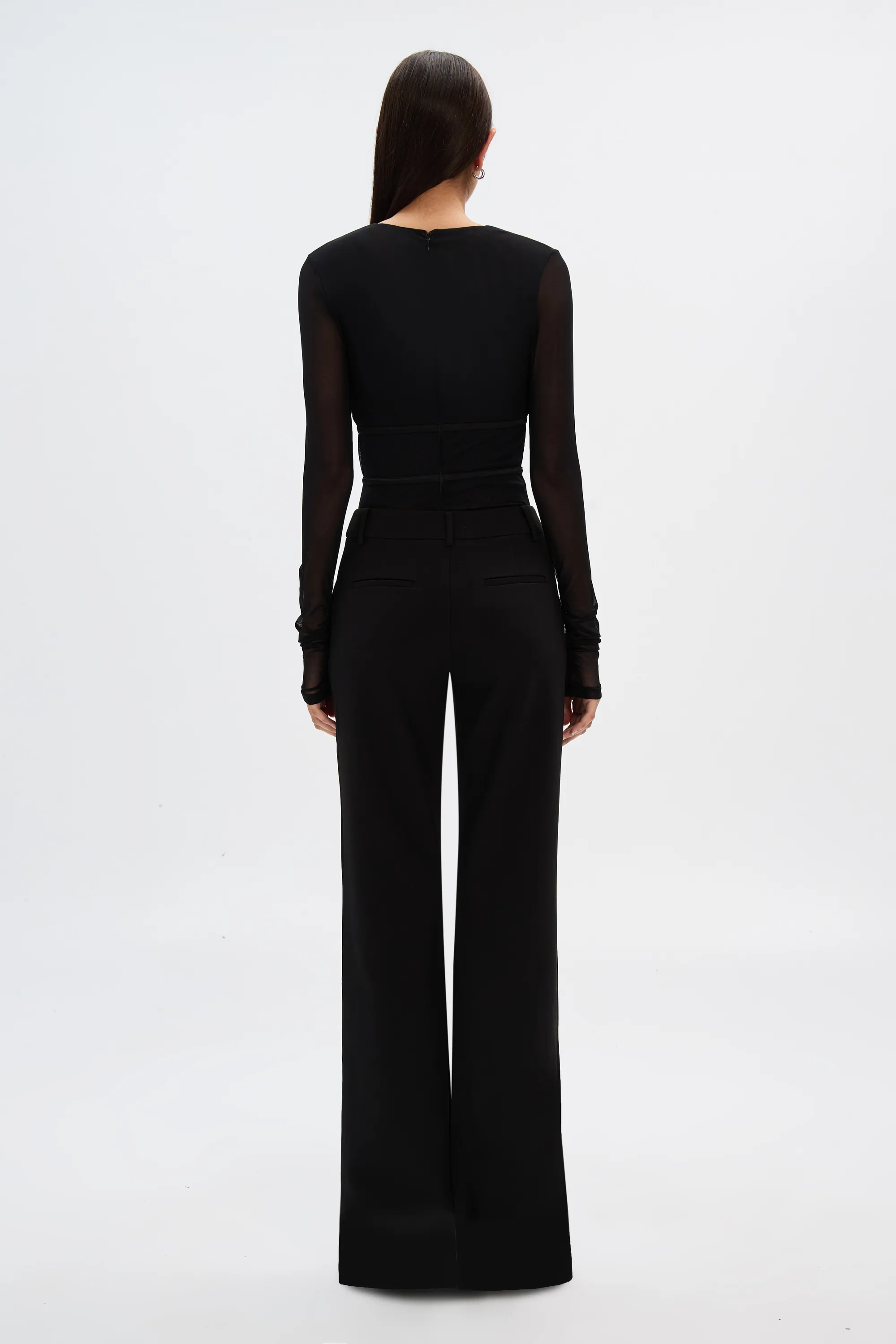 THE 'CELINE' MESH BODYSUIT