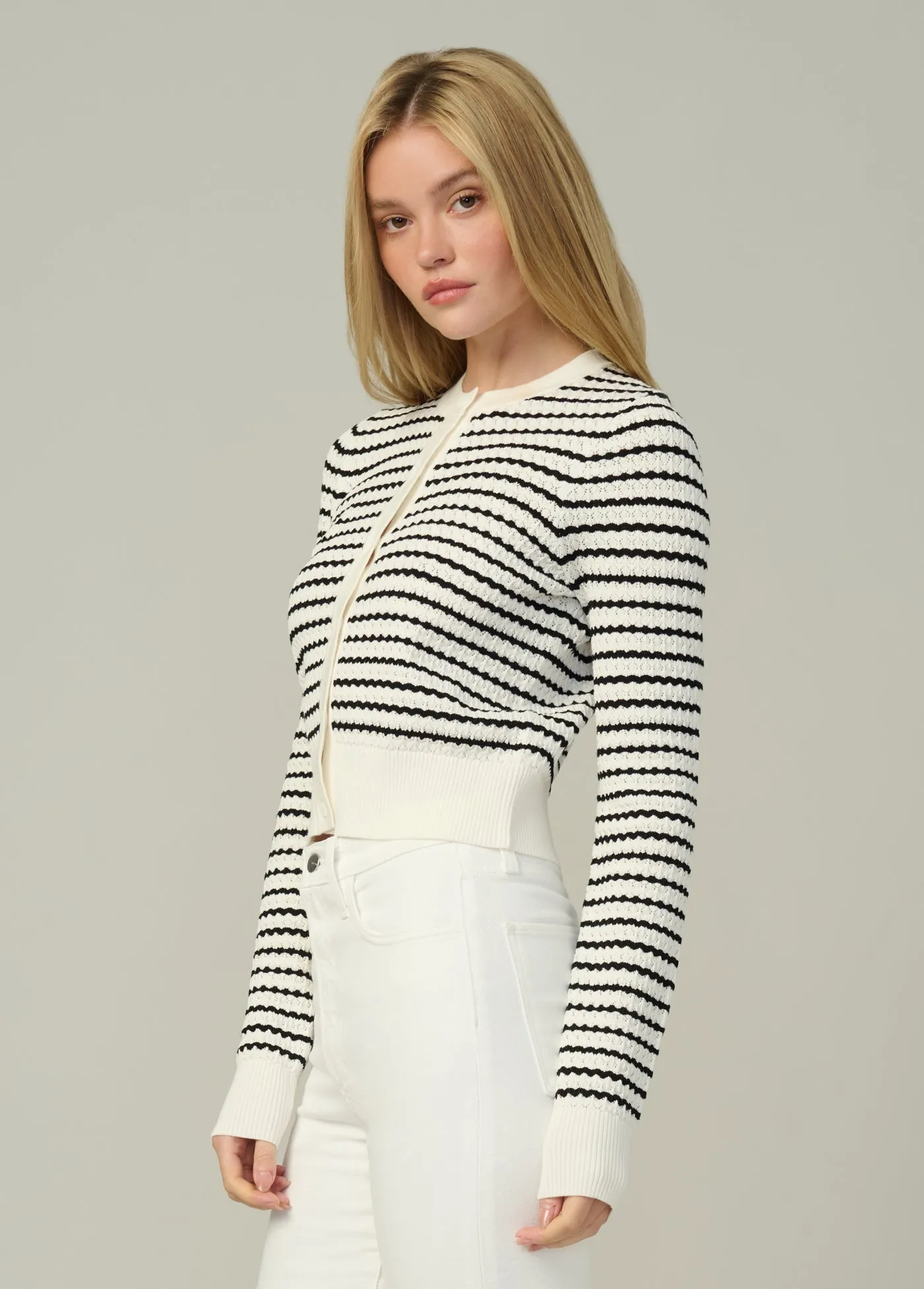THE POINTELLE DANI CARDIGAN