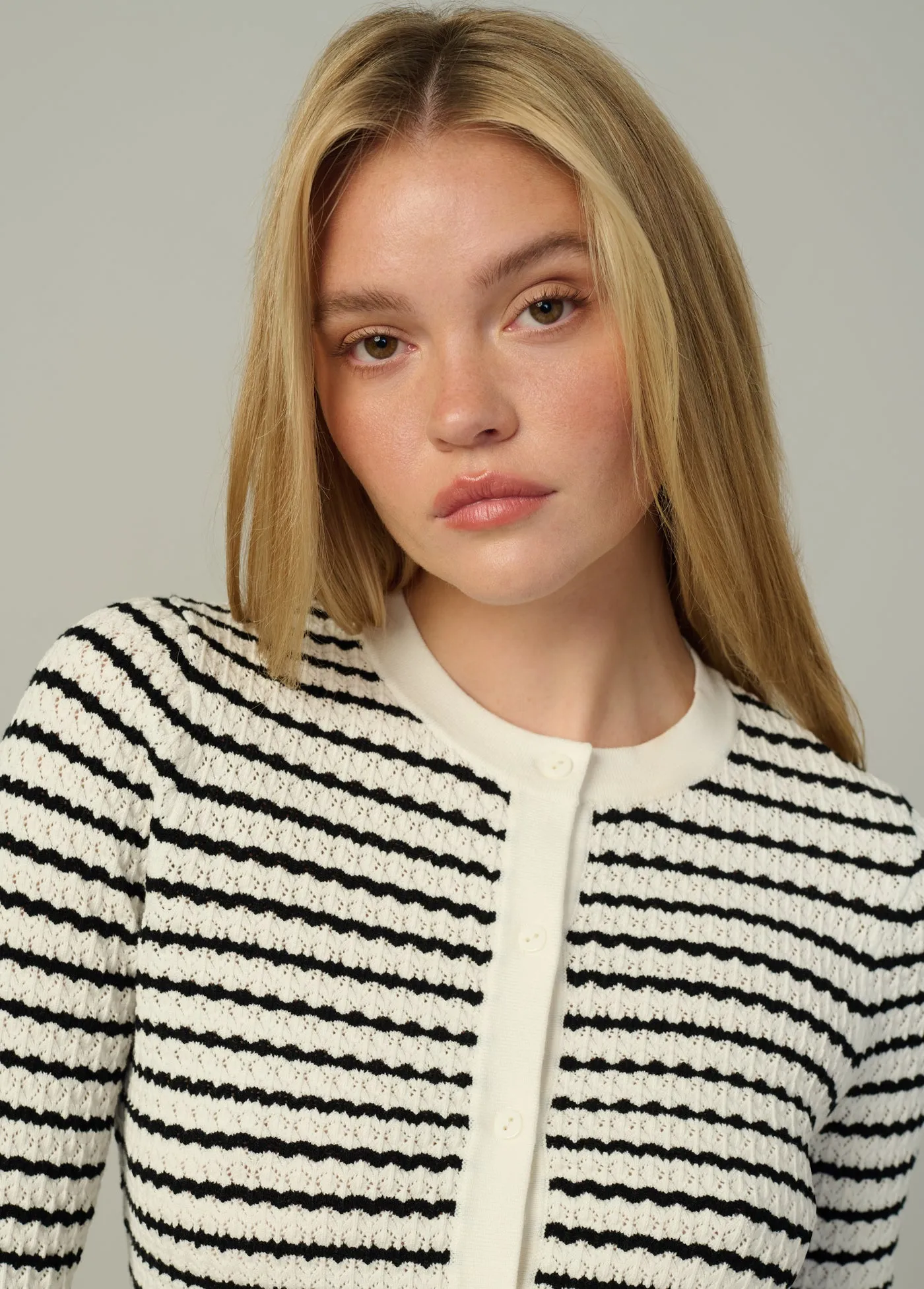 THE POINTELLE DANI CARDIGAN