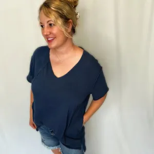 THE RORY TEE - NAVY