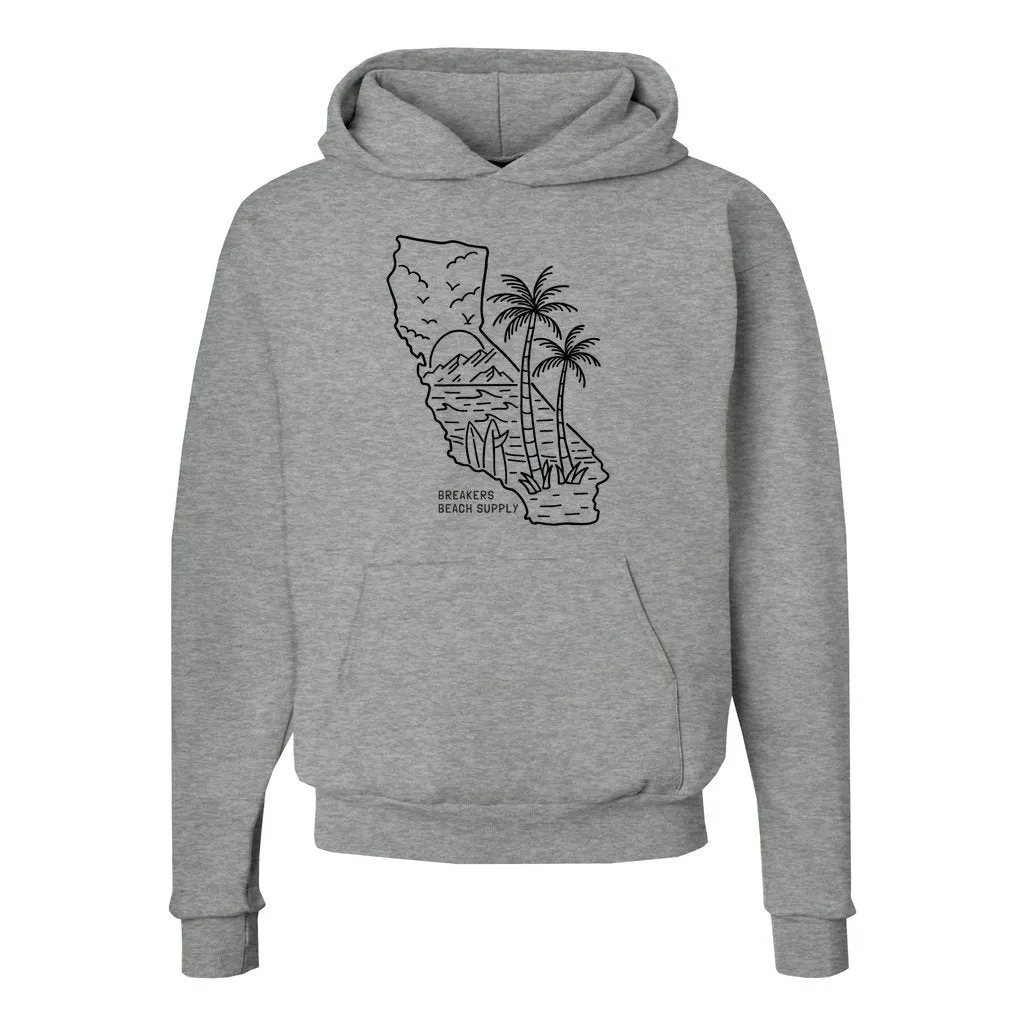 The State of Surf - Unisex Ecosmart Hooded Sweatshirt