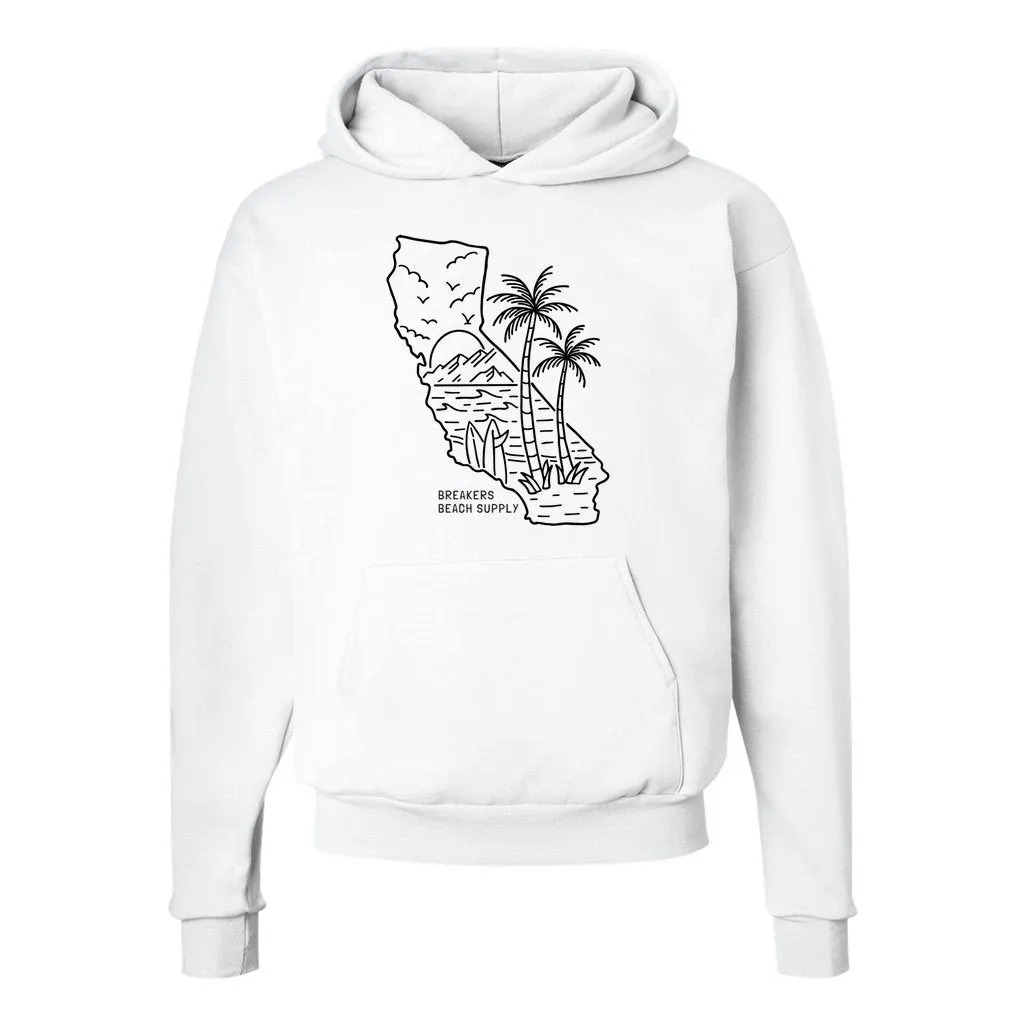 The State of Surf - Unisex Ecosmart Hooded Sweatshirt