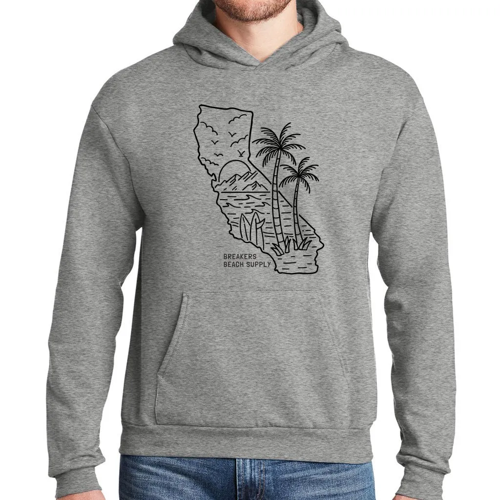 The State of Surf - Unisex Ecosmart Hooded Sweatshirt