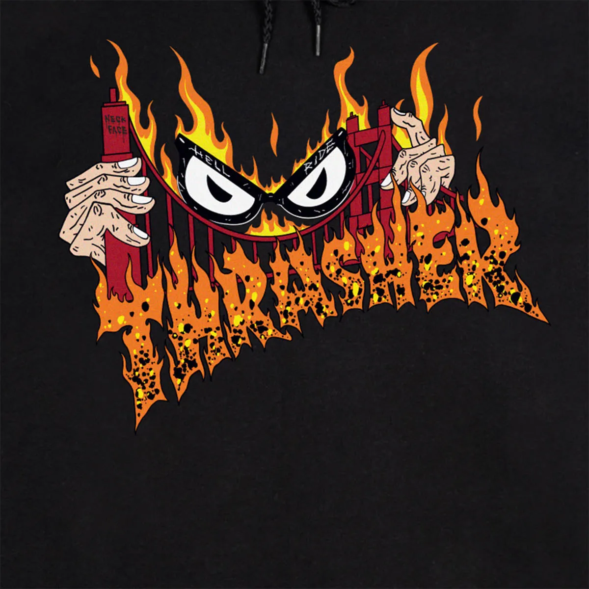 Thrasher - Sucka Free Hoodie Black